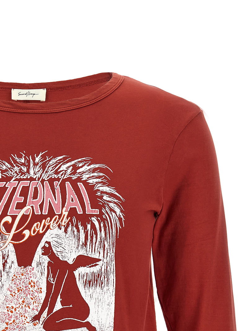 T-shirt SECOND/LAYER en coton multicolore