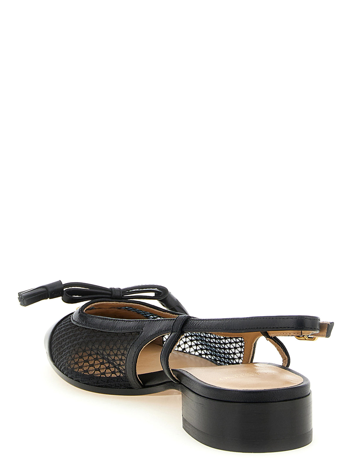 Valentino Garavani Black Leather Ballet Flats - Valet Du Roi