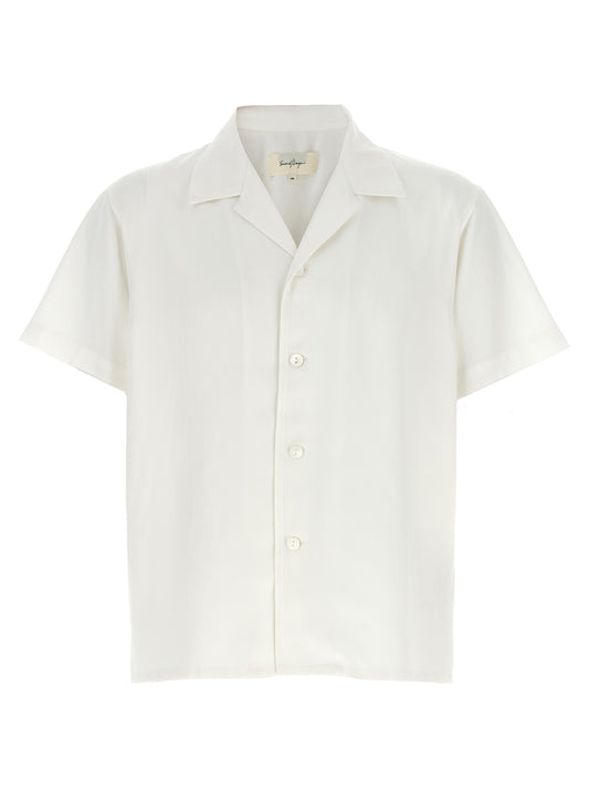 SECOND/LAYER White Lyocell Blouse