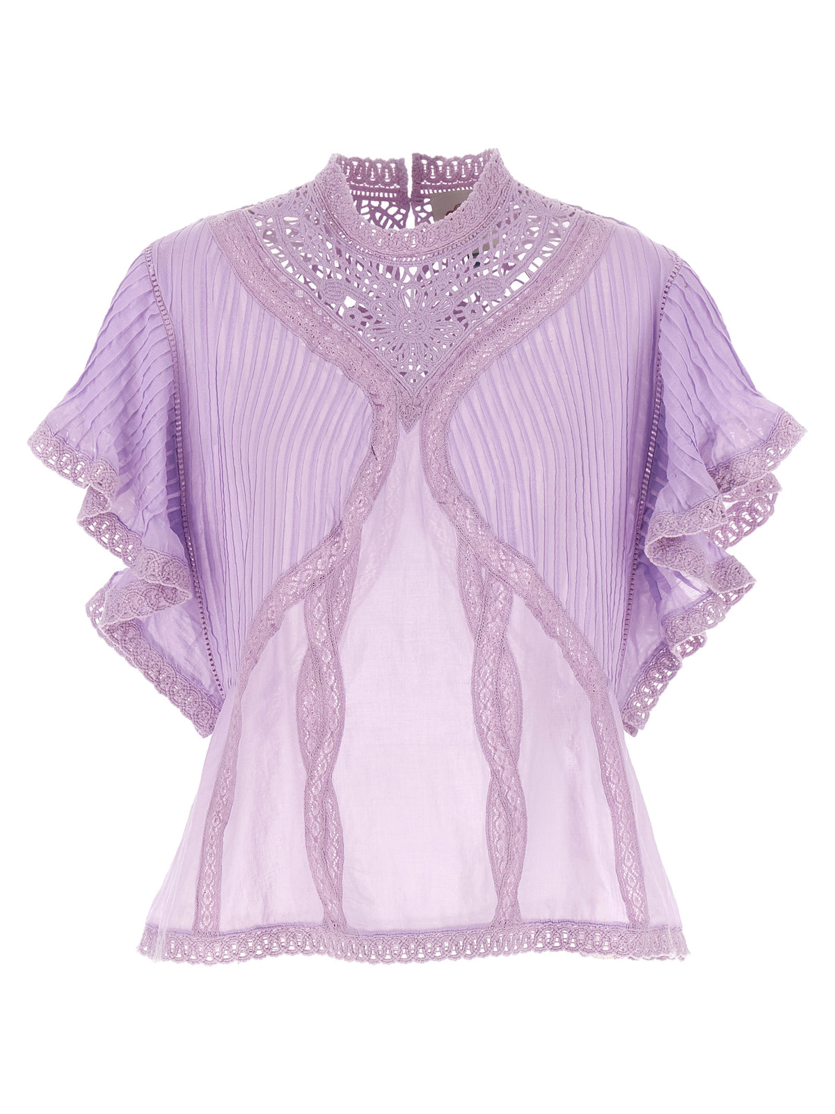 Chemisier en coton biologique violet FARM RIO
