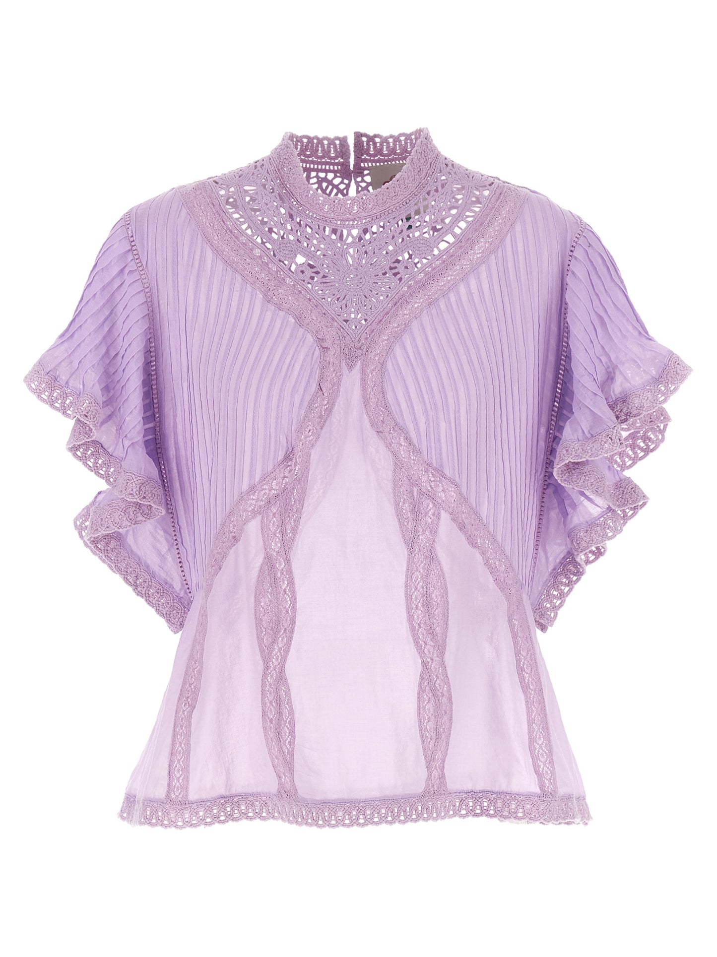 Chemisier en coton biologique violet FARM RIO