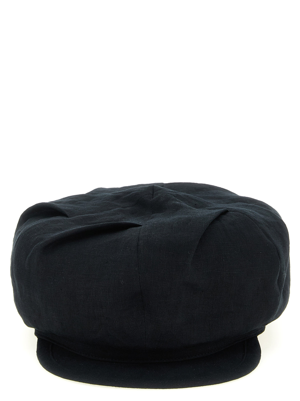 Casquette Fatcap Yohji Yamamoto en lin noir