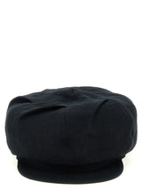 Casquette Fatcap Yohji Yamamoto en lin noir