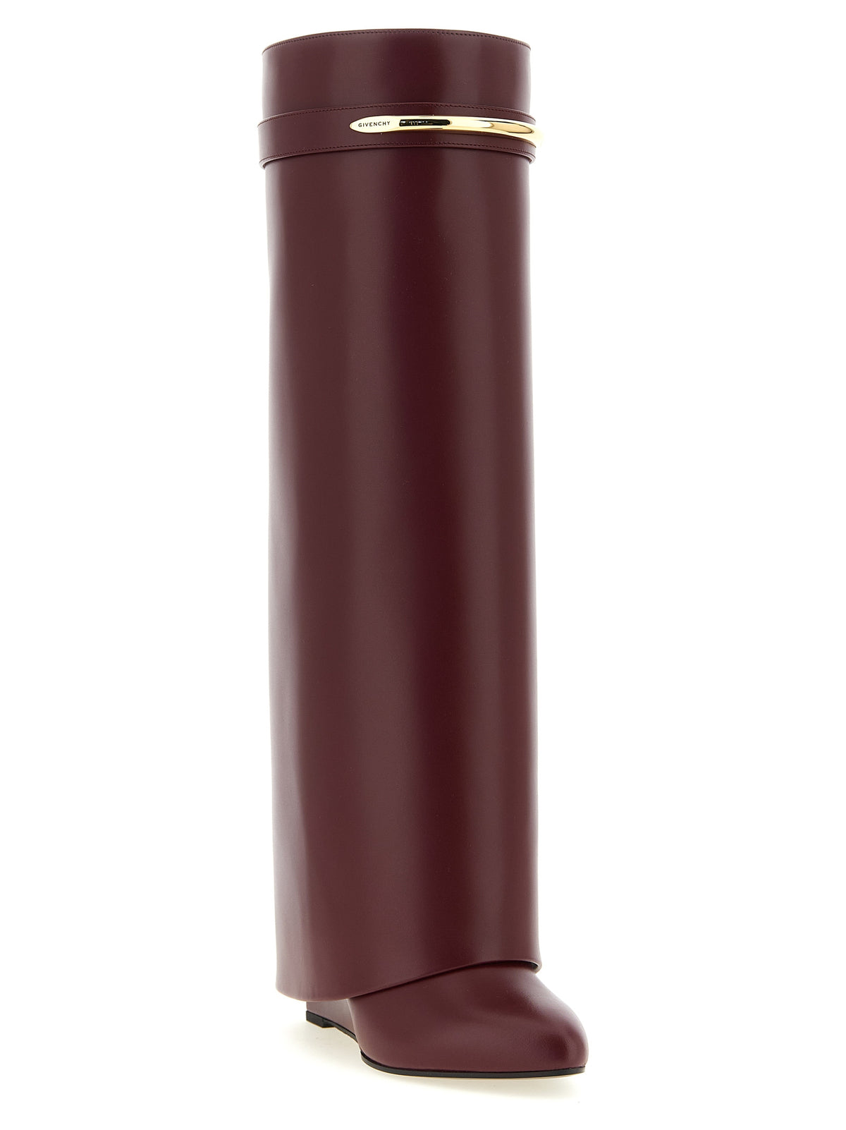 Givenchy Cuissardes en veau Bordeaux