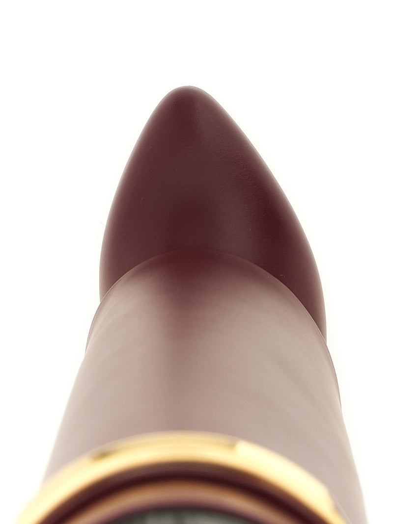 Givenchy Cuissardes en veau Bordeaux