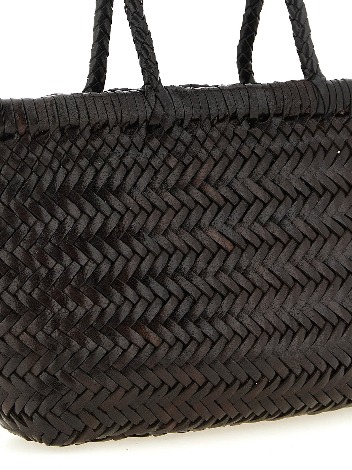 Sac à main Dragon Diffusion en veau marron