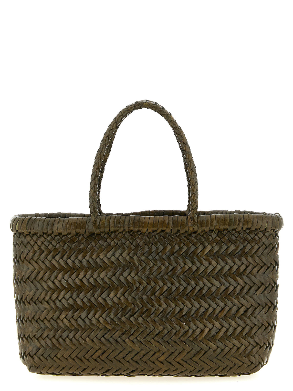 Dragon Diffusion Bicolor Calfskin Handbag - Flat Gora Mini
