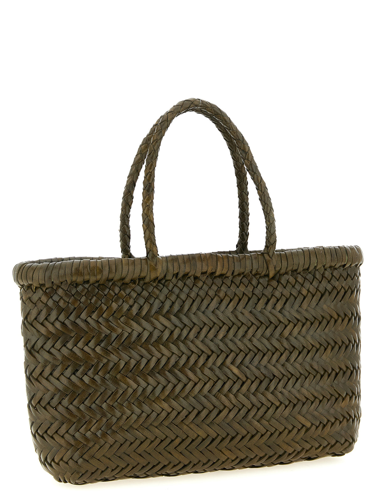 Dragon Diffusion Bicolor Calfskin Handbag - Flat Gora Mini