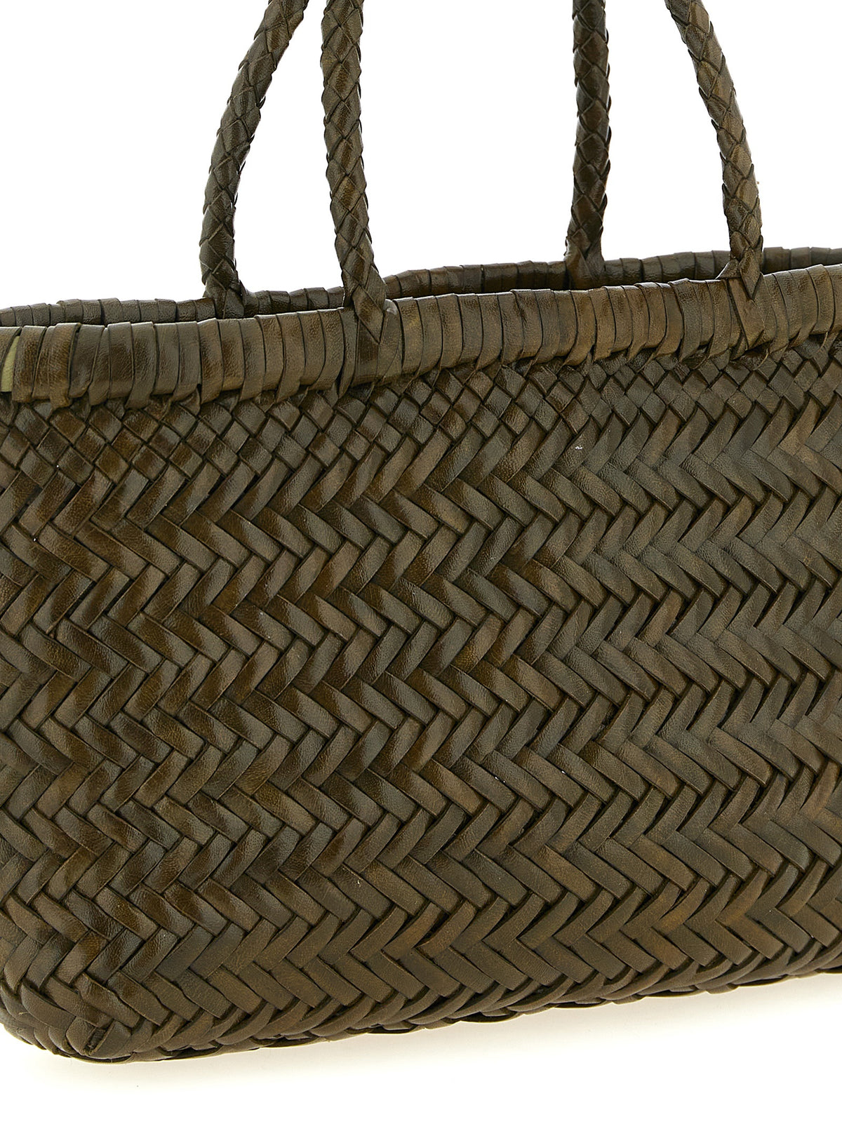 Dragon Diffusion Bicolor Calfskin Handbag - Flat Gora Mini