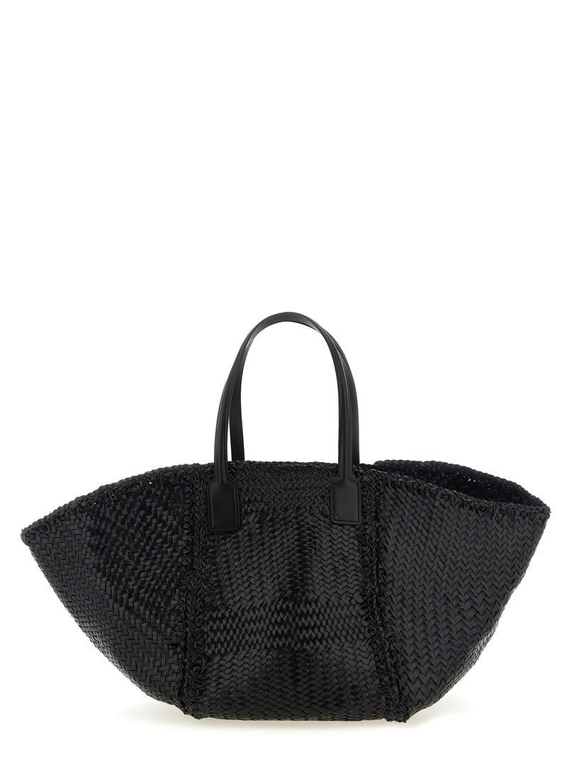 Dragon Diffusion Black Calfskin Tote Bag