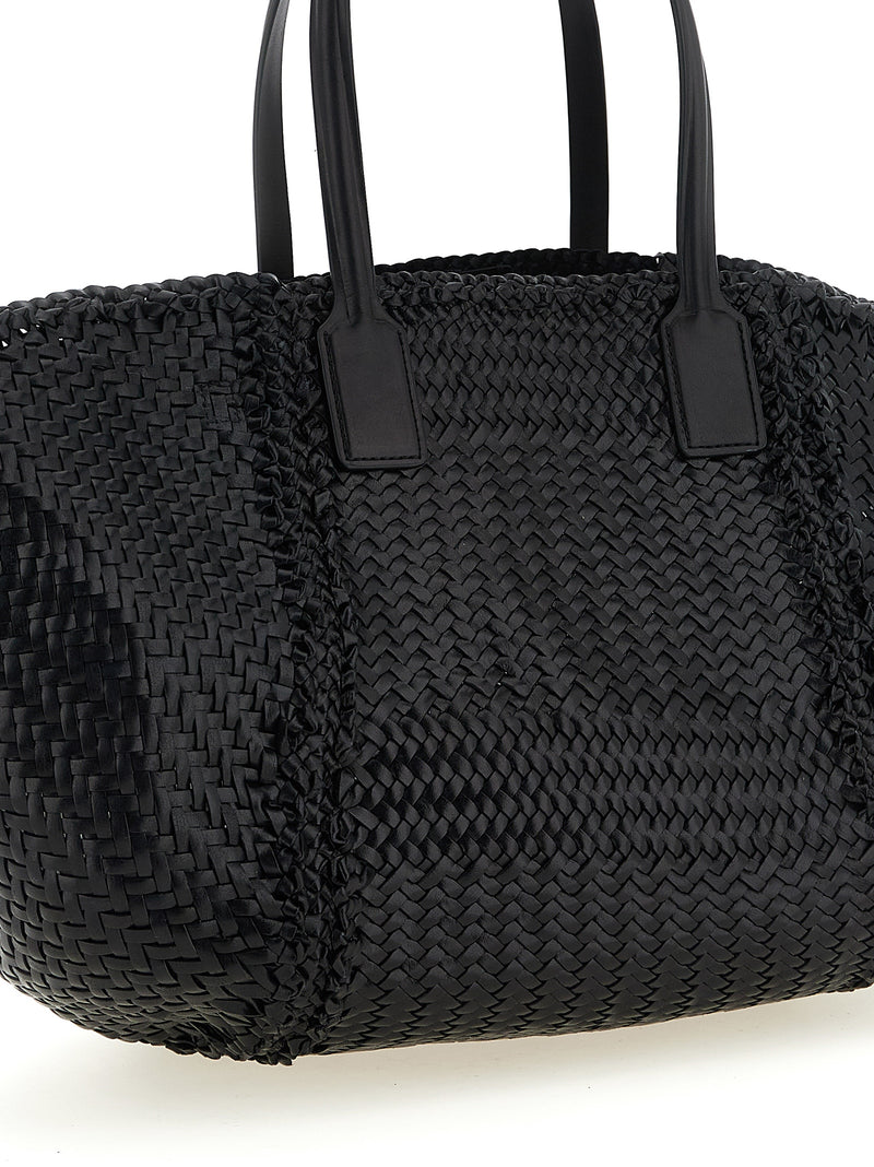 Dragon Diffusion Black Calfskin Tote Bag