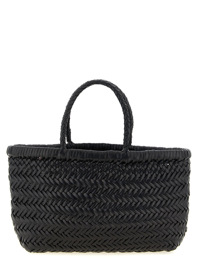 Dragon Diffusion Flat Gora Black Calfskin Handbag