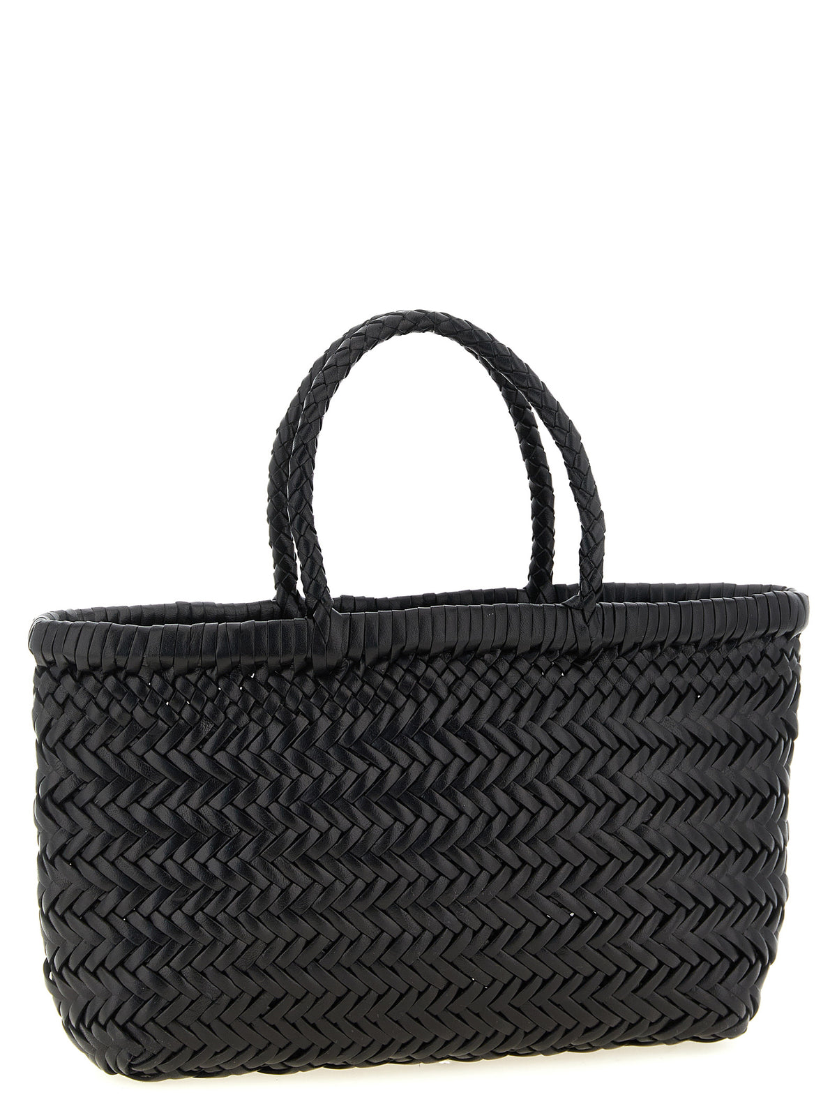 Dragon Diffusion Black Calfskin Handbag - Flat Gora Mini