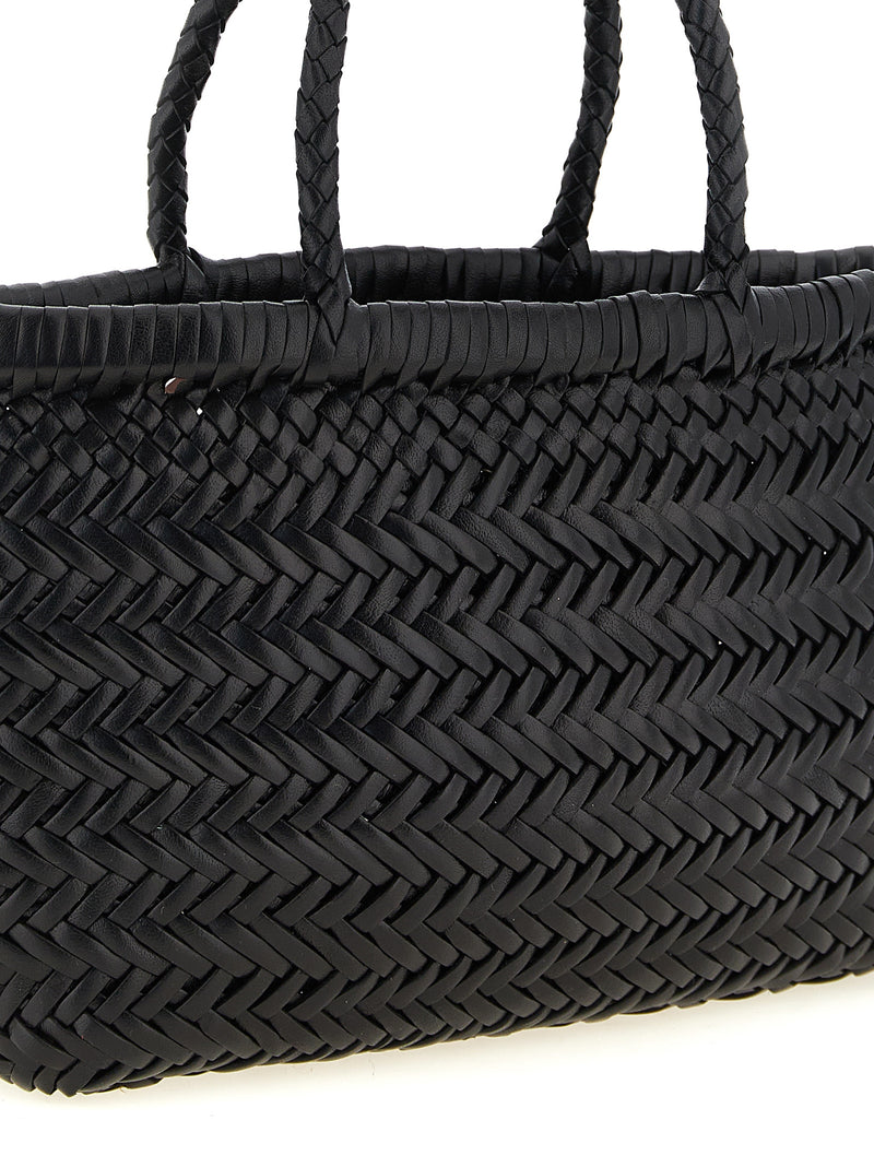 Dragon Diffusion Flat Gora Black Calfskin Handbag
