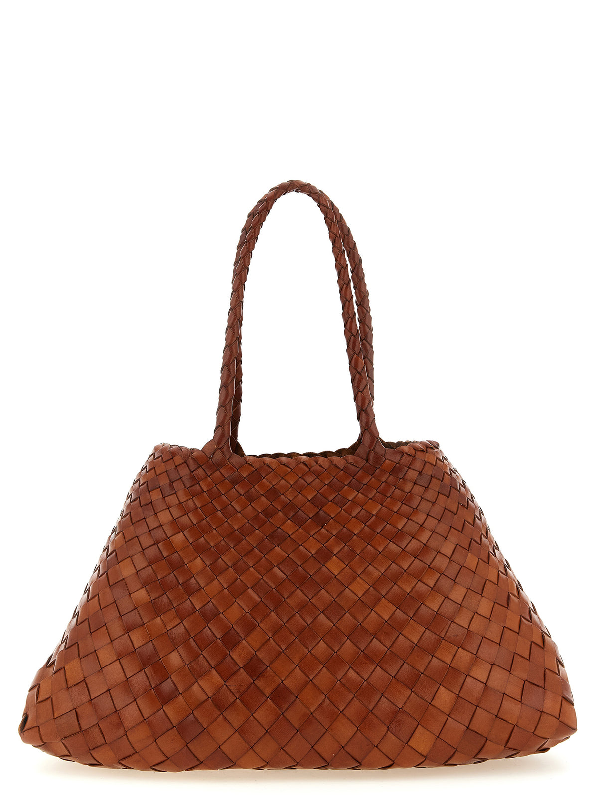 Dragon Diffusion Santa Croce Brown Calfskin Shoulder Bag