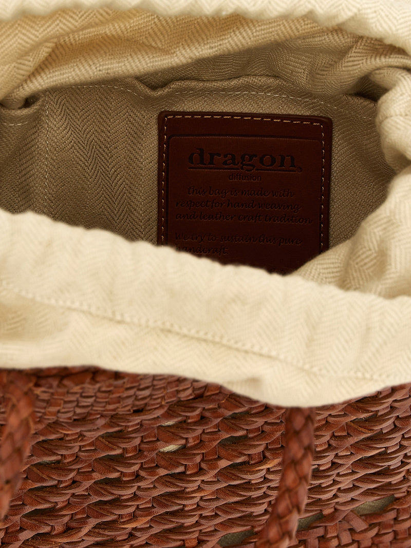 Sac à main Dragon Diffusion en veau marron