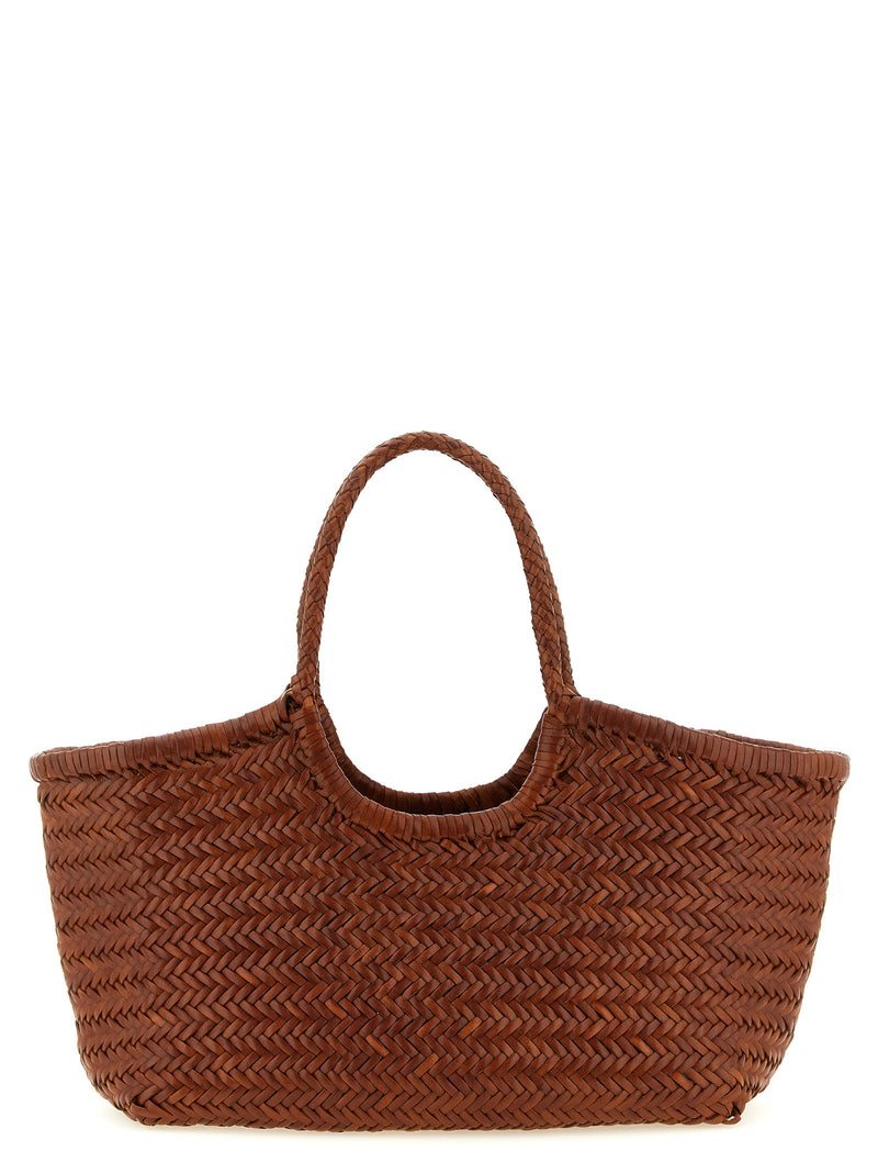 Dragon Diffusion Nantucket Brown Calfskin Shoulder Bag