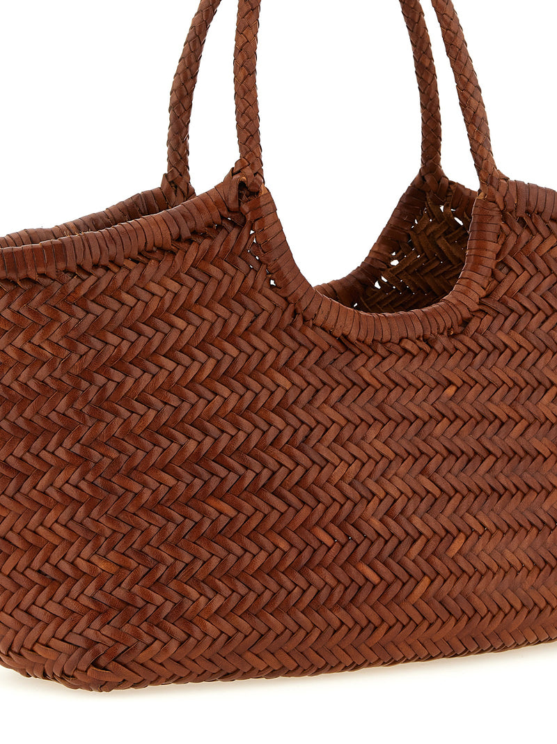 Dragon Diffusion Nantucket Brown Calfskin Shoulder Bag