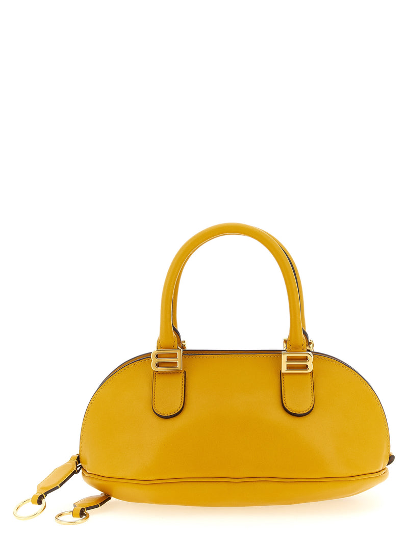 Balenciaga Bicolor Calfskin Handbag - Yellow