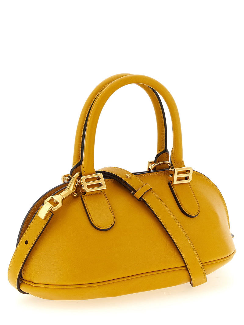 Balenciaga Bicolor Calfskin Handbag - Yellow