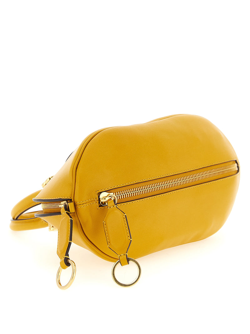 Balenciaga Bicolor Calfskin Handbag - Yellow