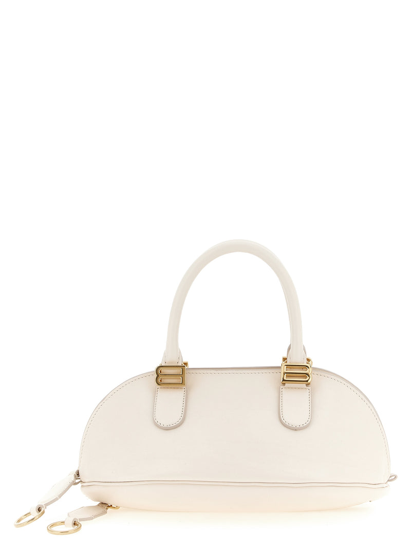 Balenciaga White Mini Smooth Calfskin Handbag