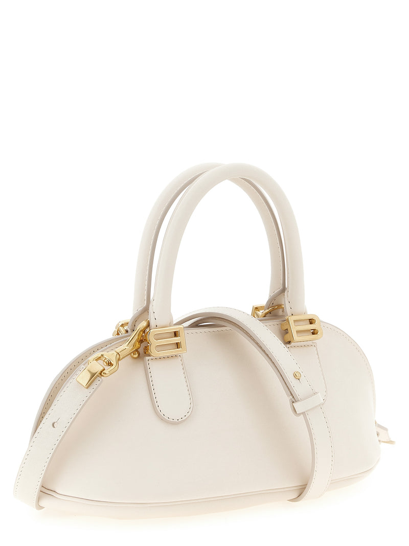 Balenciaga White Mini Smooth Calfskin Handbag