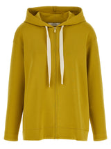 Sweat à capuche bicolore en coton 'S Max Mara