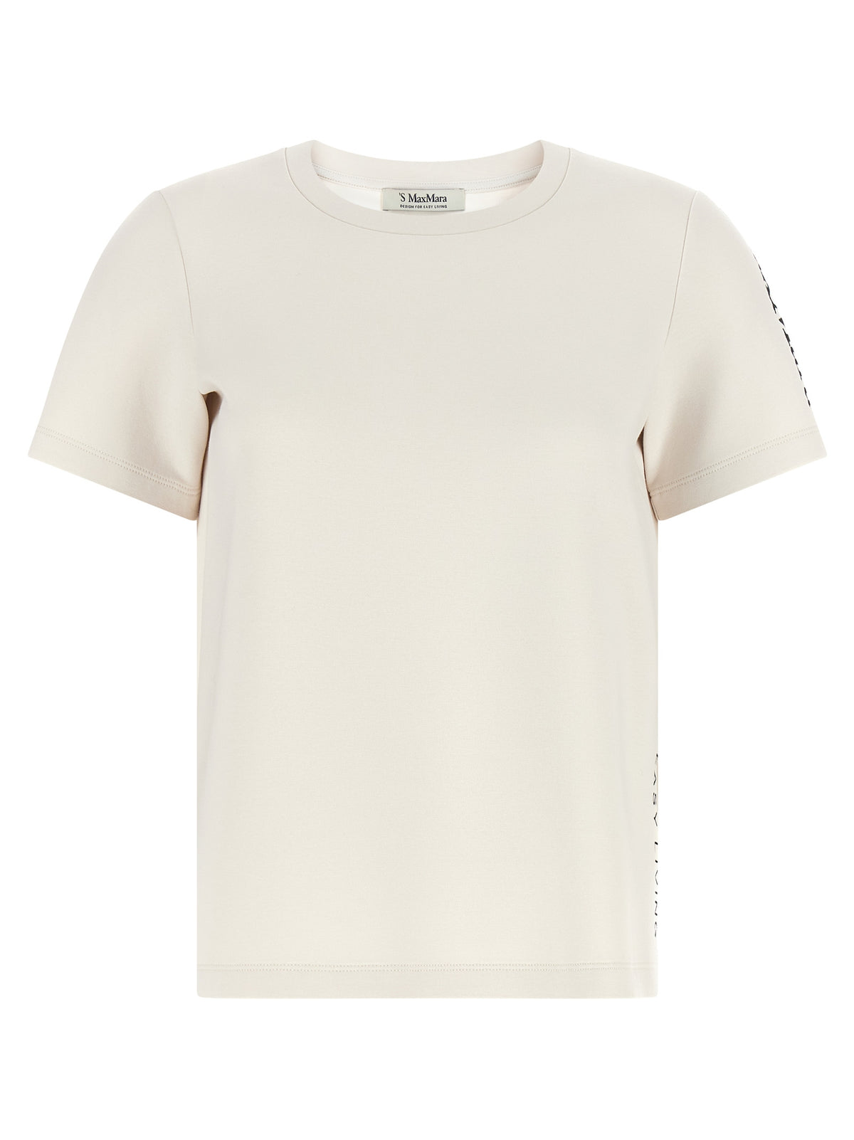'S Max Mara SmmNancy Beige Cotton T-Shirt