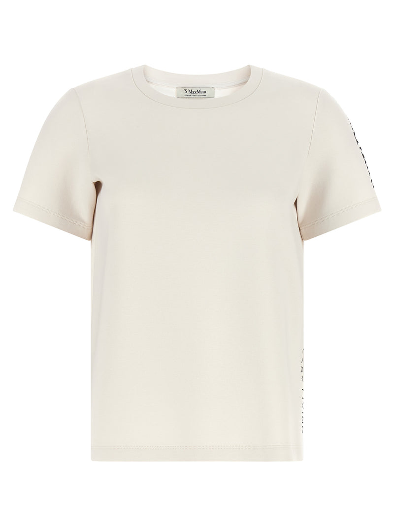 'S Max Mara SmmNancy Beige Cotton T-Shirt