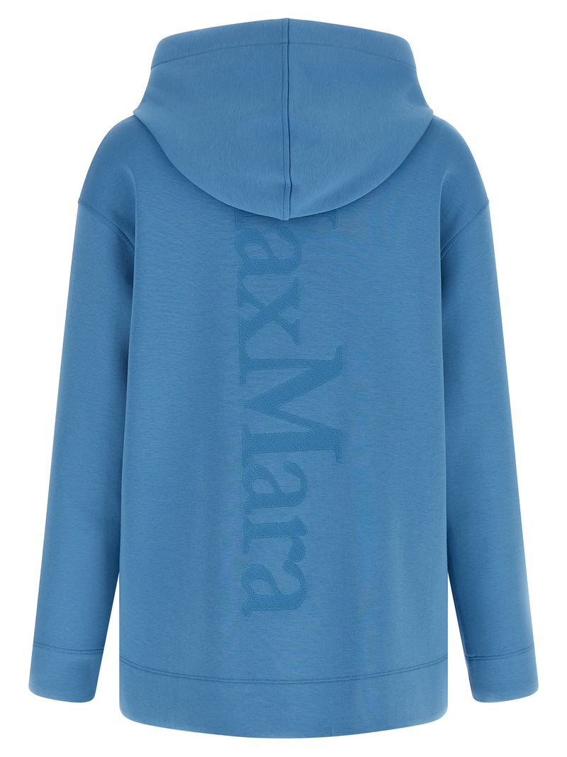 Sweat à capuche en coton bleu 'S Max Mara