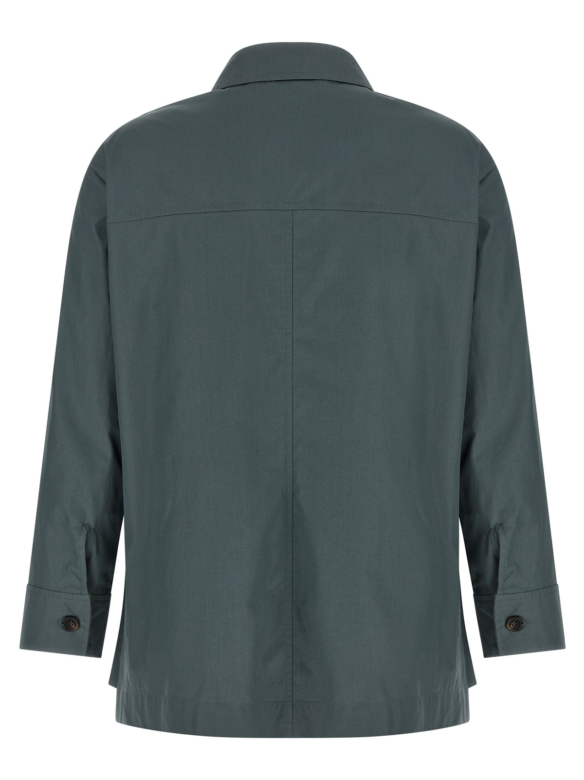 'S Max Mara Gray Cotton Blouse