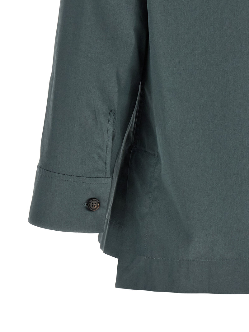 'S Max Mara Gray Cotton Blouse - SmmMarianne
