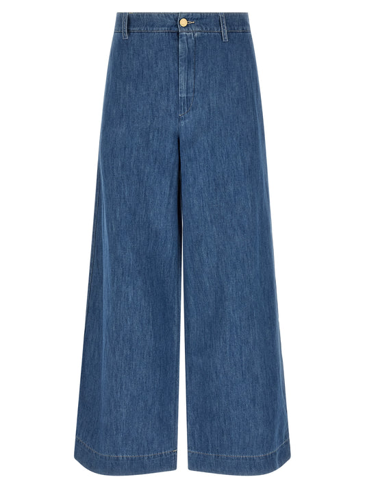 Jean court bleu en coton 'S Max Mara