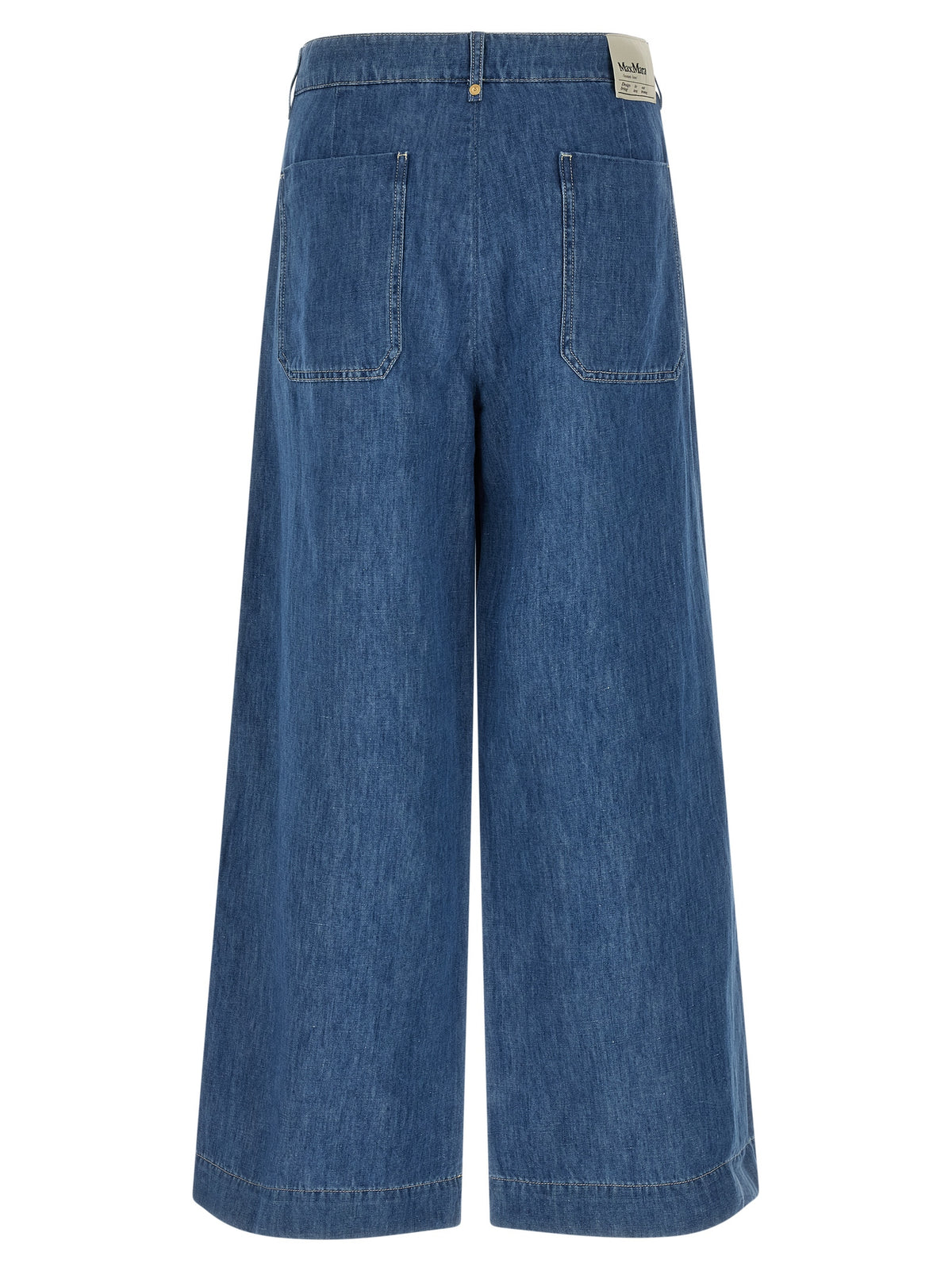 Jean court bleu en coton 'S Max Mara