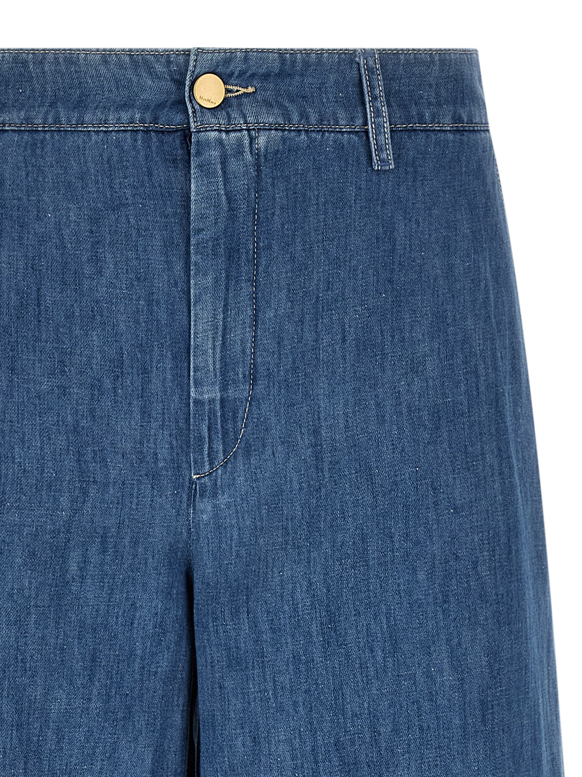 Jean court bleu en coton 'S Max Mara