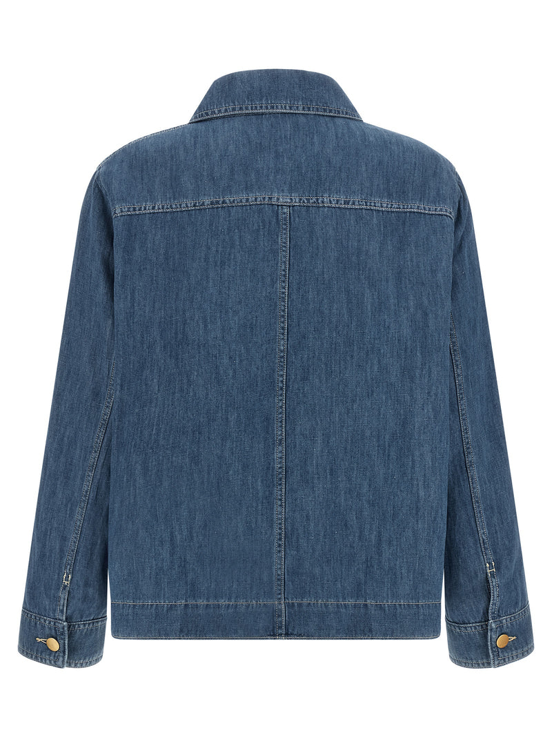 Veste en jean en coton bleu 'S Max Mara