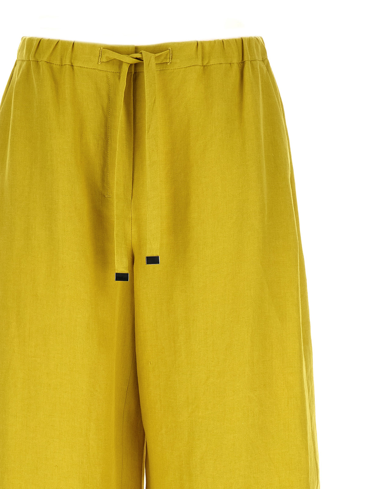 'S Max Mara Bicolor Linen Casual Pants - SmmAurora