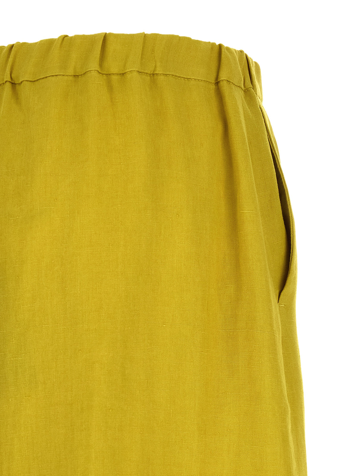 'S Max Mara Bicolor Linen Casual Pants - SmmAurora