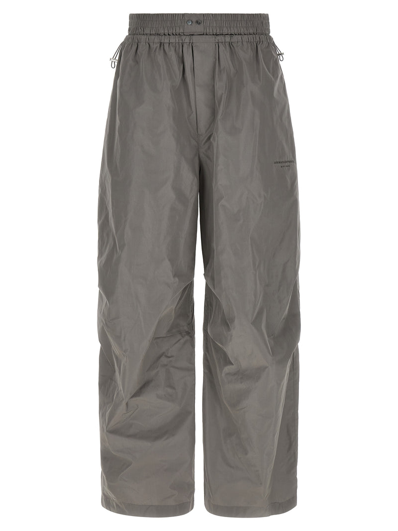 Pantalon de sport Alexander Wang en polyester gris