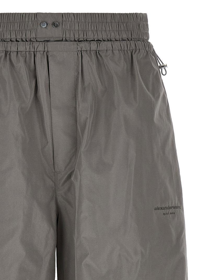 Pantalon de sport Alexander Wang en polyester gris