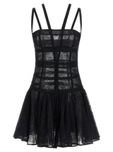 Giovanni Bedin Black Polyamide Short Dress