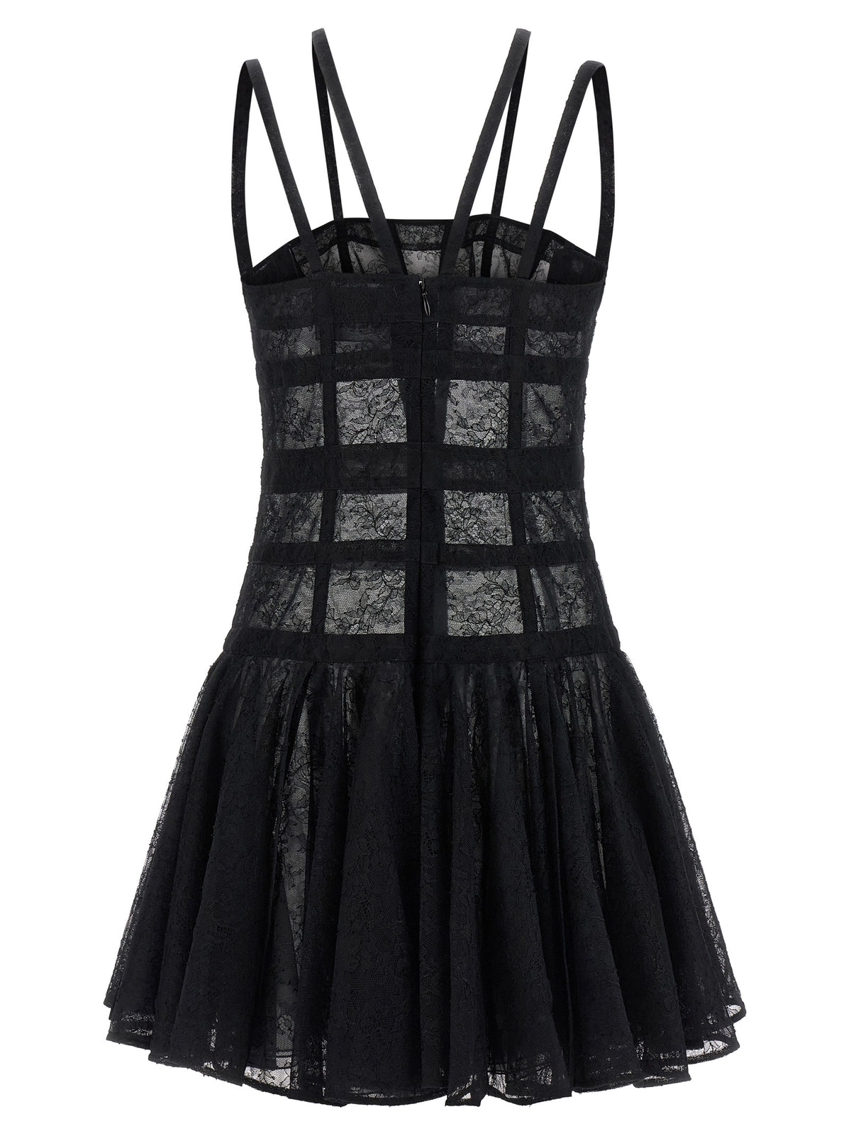 Giovanni Bedin Black Polyamide Short Dress