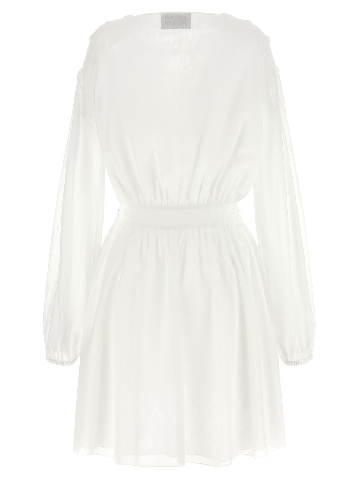 Giovanni Bedin White Cotton Short Dress