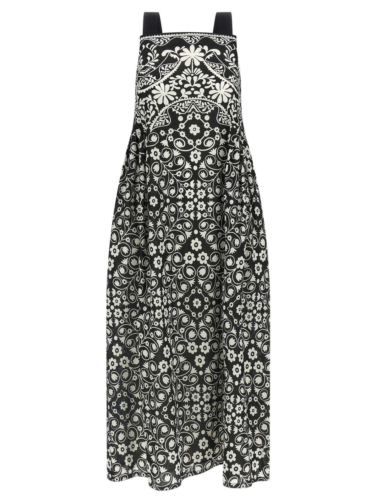 Max Mara WkiMoli Bicolor Cotton Long Dress