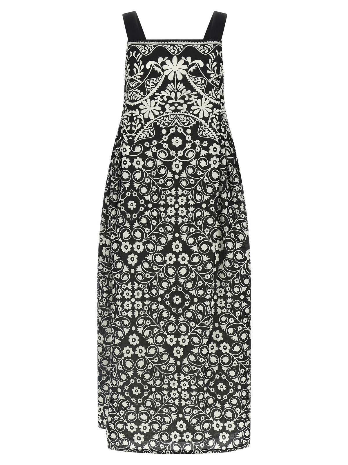 Max Mara WkiMoli Bicolor Cotton Long Dress