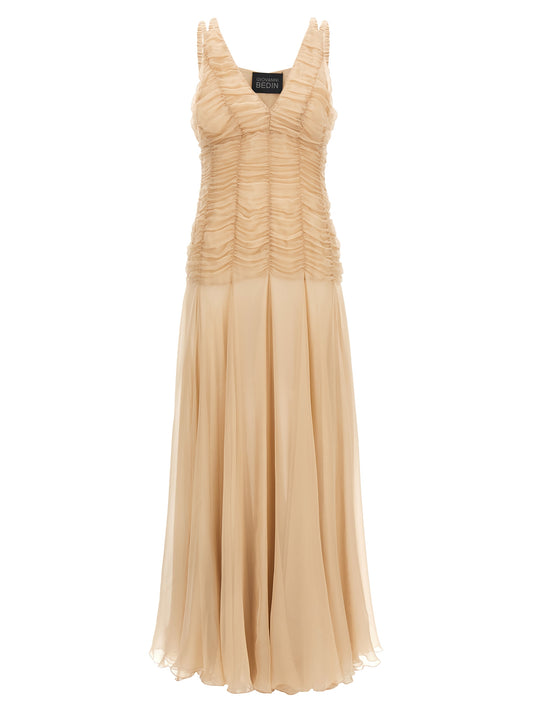 Giovanni Bedin Multicolor Silk Long Dress