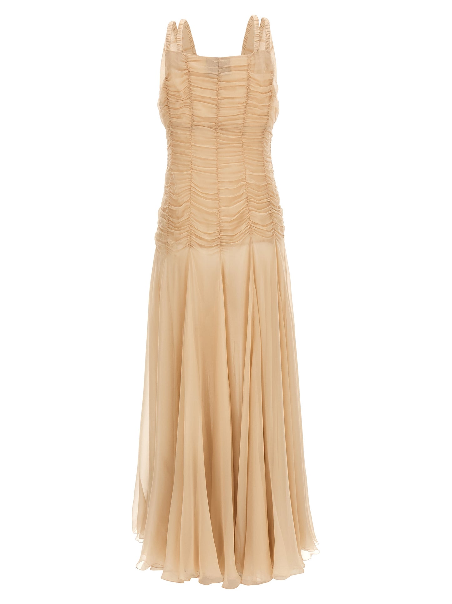Giovanni Bedin Multicolor Silk Long Dress