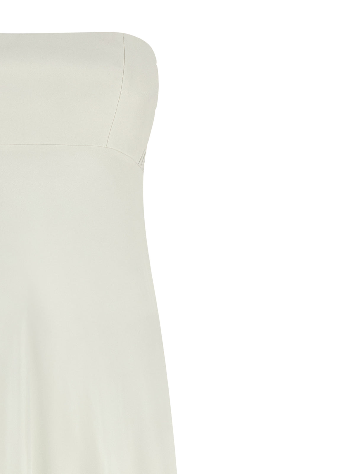 Giovanni Bedin White Silk Long Dress