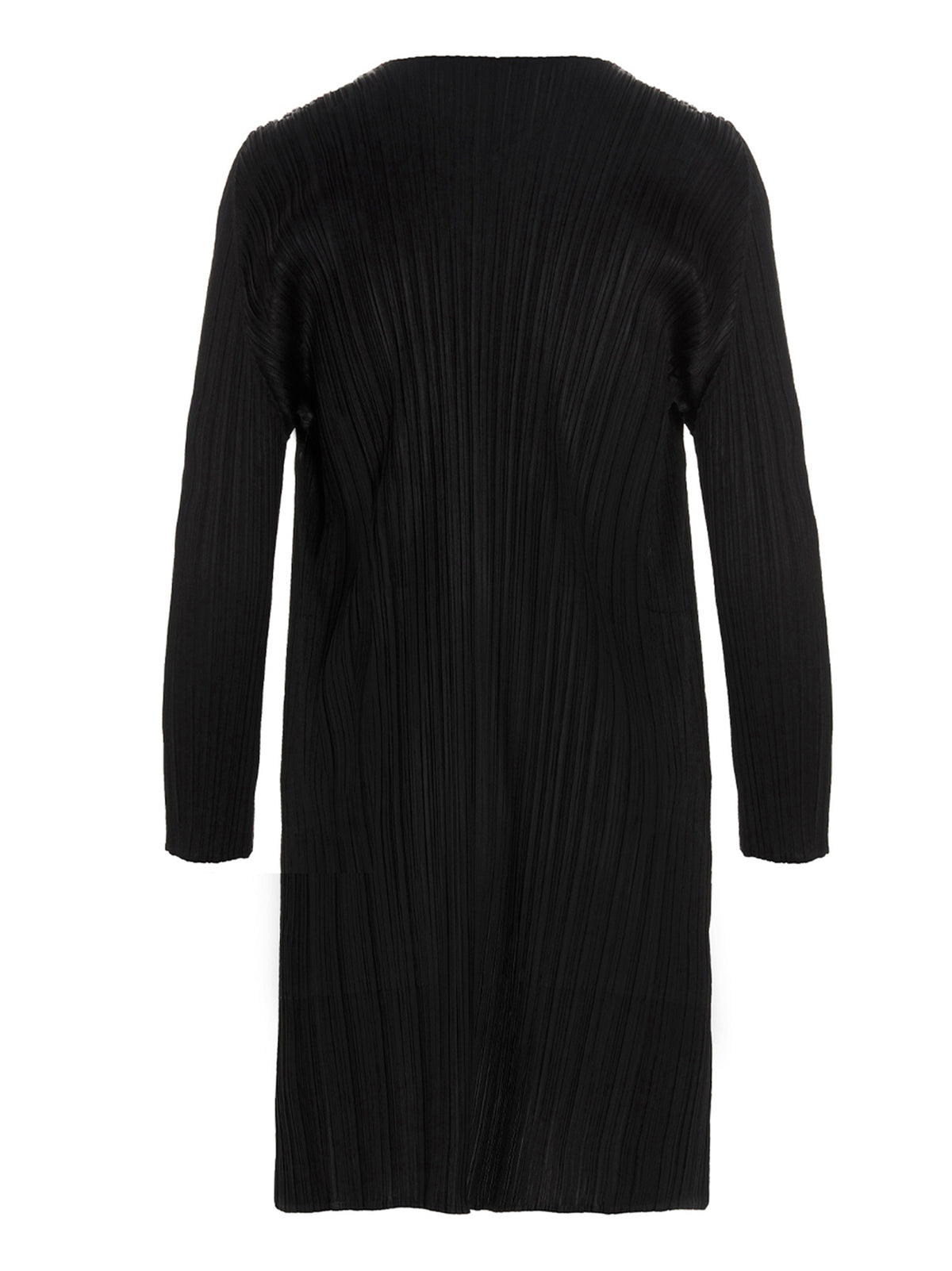 PLEATS PLEASE ISSEY MIYAKE Cardigan en Polyester Noir